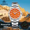 ADDIESDIVE Luxury GMT Quartz Watch Swiss Ronda 515-24H Dial 38mm Stainless Steel 200M Water Resistant Sapphire Glass Wristwatch