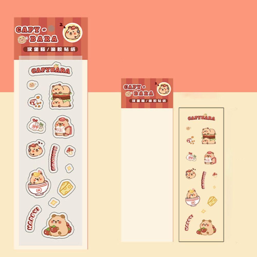 Cartoon DIY Notebook Diary Decoration Paste Cute Guka Scrapbooking Decorative Sticker  Wall