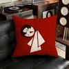 Cartoon Character Dazai OOsamu Pillow Case Sofa Living Room Bedroom Headboard Backrest Cushion Square Cushion Nap Time