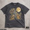 Drei Kröten Mond Shirt, Lustiges Amphibien Grafik T-Shirt, Vintage Kröten T-Shirt, Kröten Liebhaber Geschenk
