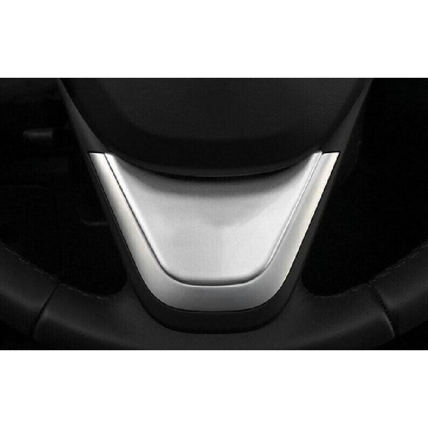 Fit For BMW X1 F48 2016-2021 Matte Silver Inner Steering Wheel U-Type Panel Trim