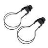 Bulb Clip Adapter Metal Wire Rust Proof Clip On Bulb Lampshade Holder with Finial Top for Table Lamp Floor Lamp 2pcs