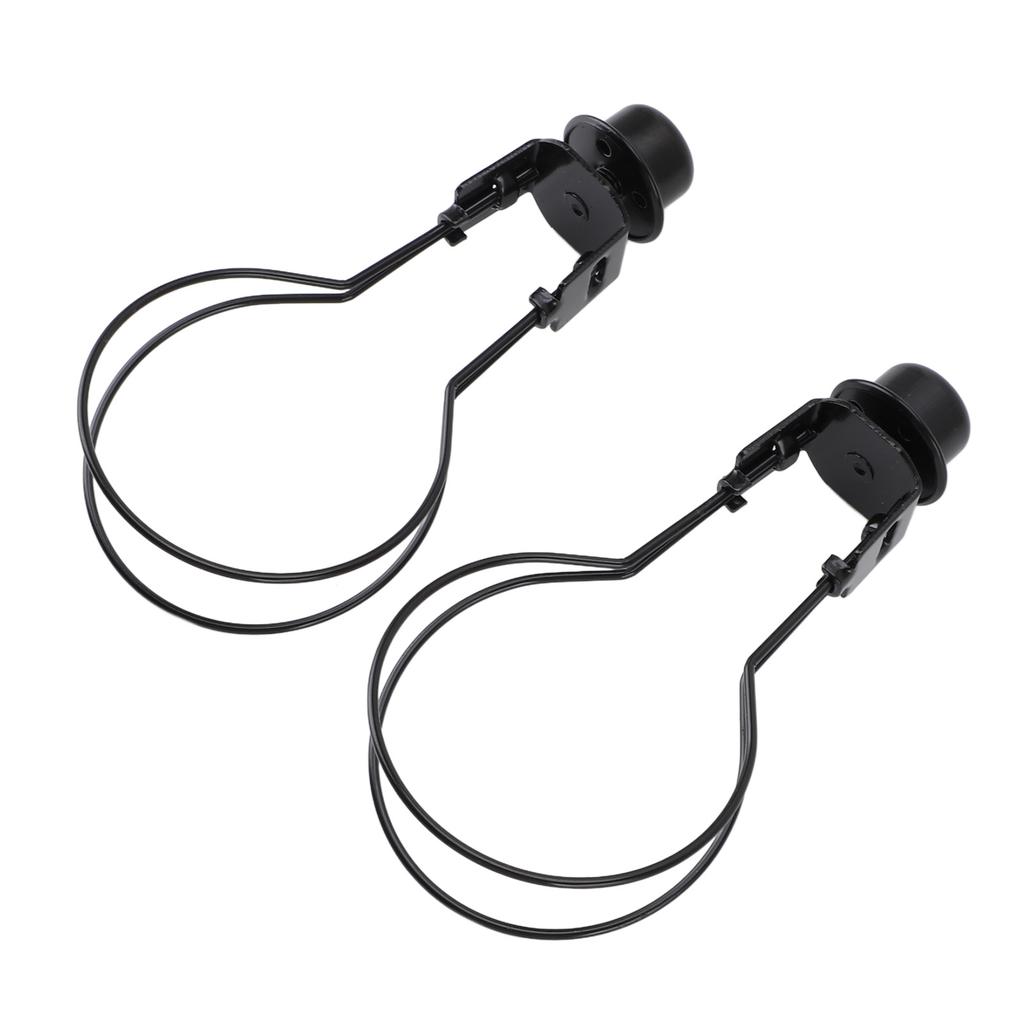 Bulb Clip Adapter Metal Wire Rust Proof Clip On Bulb Lampshade Holder with Finial Top for Table Lamp Floor Lamp 2pcs