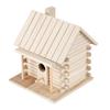 Wooden Bird House Nesting Box Hanging Bird Nests Home Garden Decoration