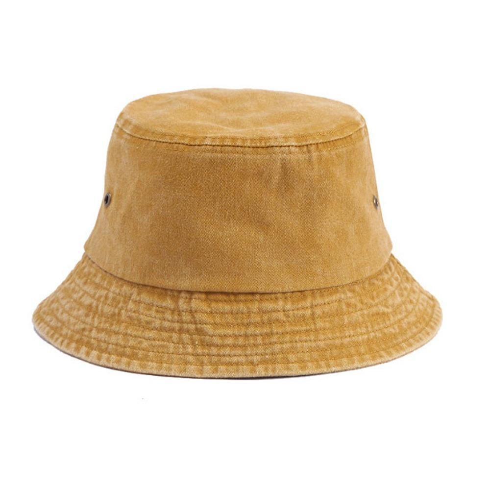 Fashion Summer Bucket Hat Washed Denim Hip Hop Panama Hats Casual Windproof Denim Cap Outdoor