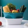Tea Flower 2-in-1 Vegetable Washing & Drain Basket