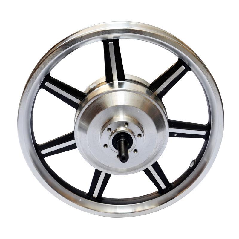 14-Inch Folding Electric Bike, Brushless Geared Motor, 36V/48V, 500W/350W, Dual Hub Drive