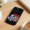 Hedgehog Knuckles Phone Case For iPhone 16,15,14,13,12,17,Pro Max,Plus Silicone Black Case