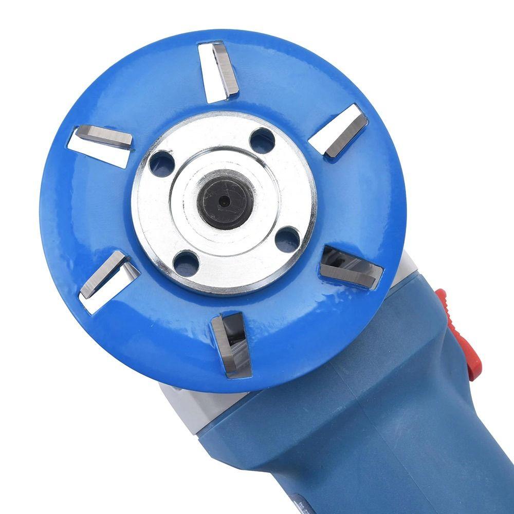 6 Teeth Wood Turbo Carving Disc Milling Cutter Woodworking Tool 16mm 22mm Arbor Bushing Turbo Tea Tray for Wood Carving Shaping