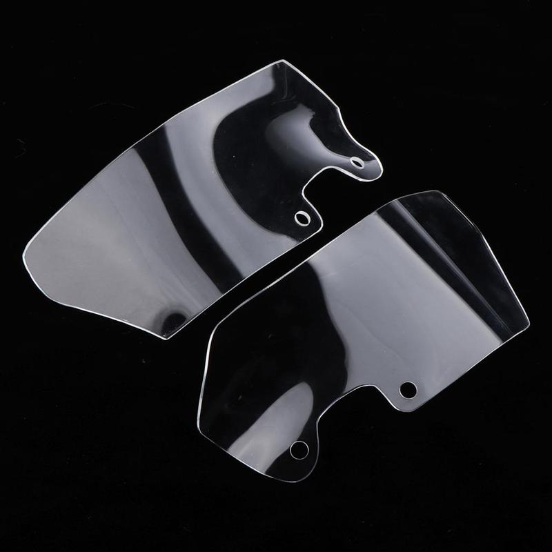 Motorcycle Windsheild Wind Deflectors Scratch Resistant Set for