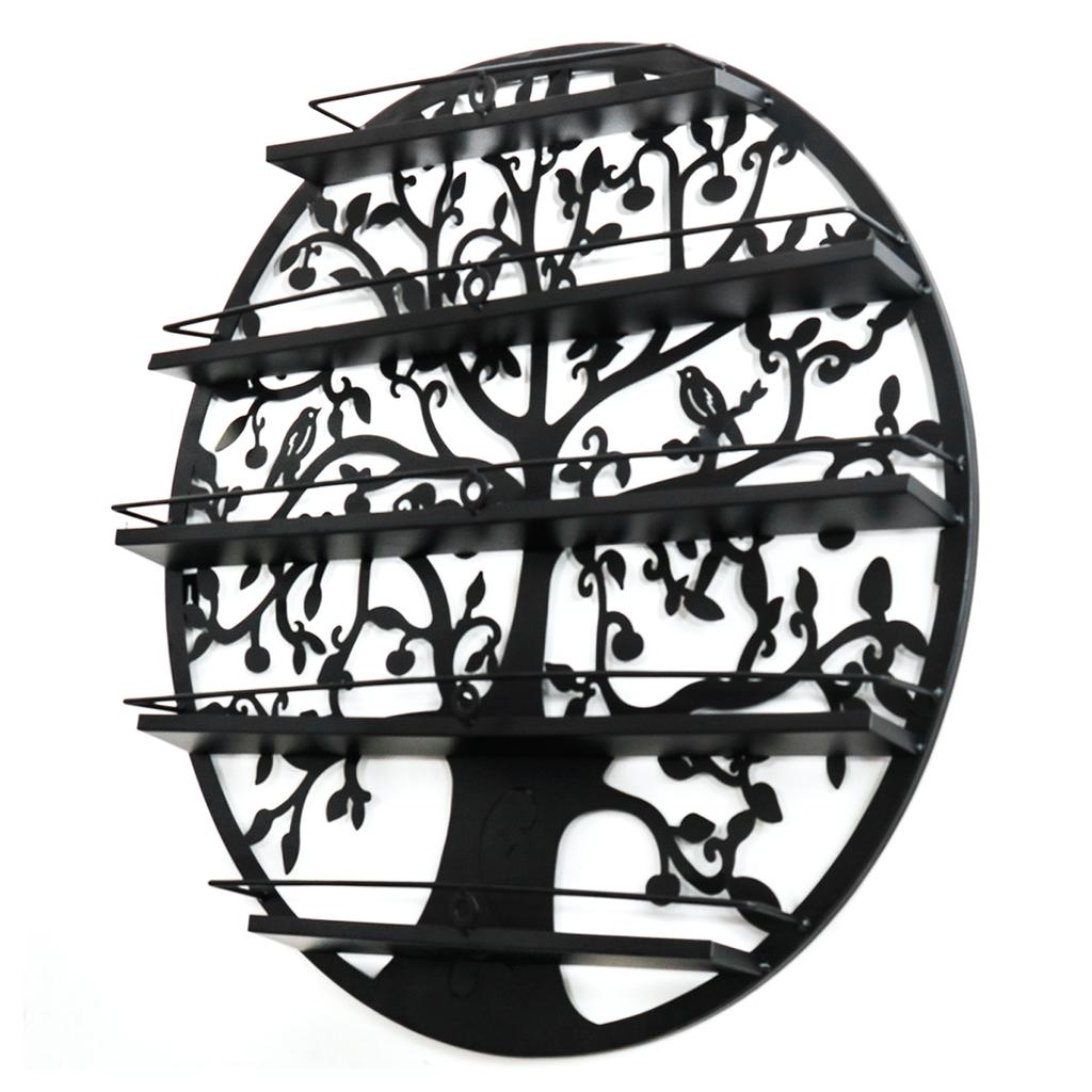 5 Layers Nail Polish Rack Cosmetic Display Stand Iron Nail Polish Organizer Wall Mounted Makeup