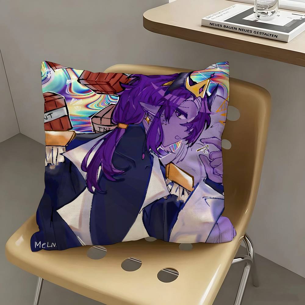 1pc Game W-emmbu Pillow Case Fashion Square Pillowcase Bedroom Sofa Room Ins Decoration Leisure