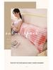 Double-Sided Thick Bubble Milk Velvet Long Pillowcase - Solid Color & Coral Fleece for Winter Couples