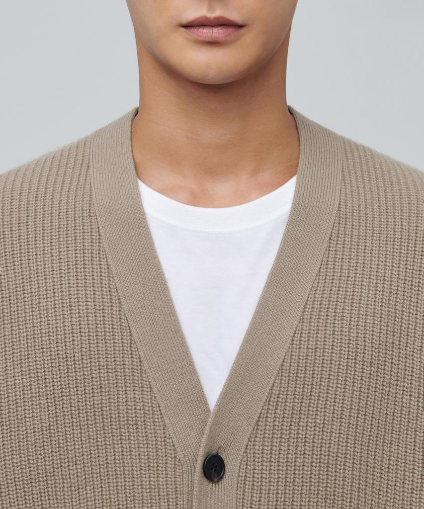 Musinsa Standard Lambswool Oversized Cardigan [Beige]