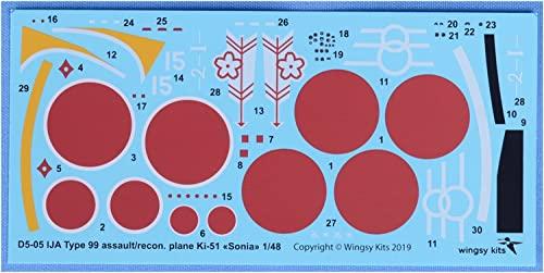 Wingsey Kits 1/48 Japanese Army Type 99 Reconnaissance Aircraft Plastic Model Kit WNKD5-05