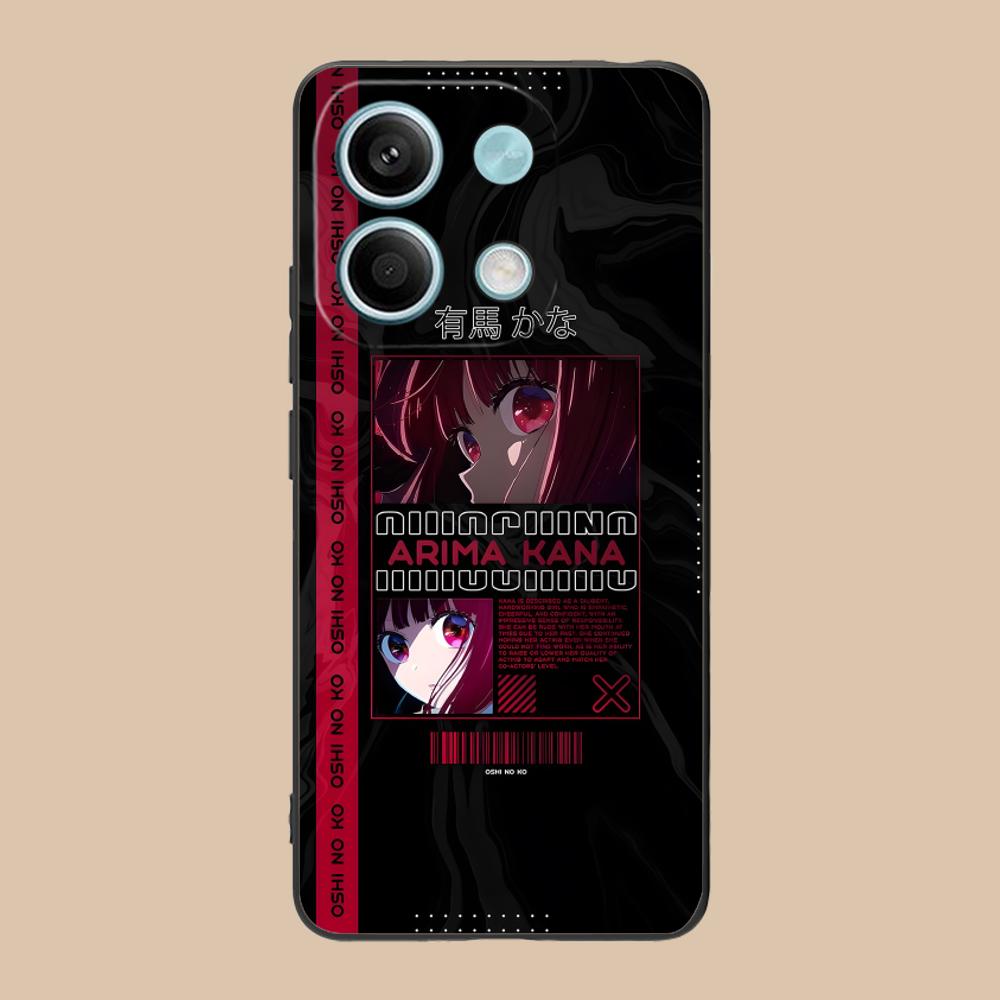 Oshinoko Arima Kana Phone Case for POCO M7 M6 M5 M4 M3 X7 X6 X5 X4 X3 Pro GT 5G Colorful Printing Cover Smartphone Pretty Cover