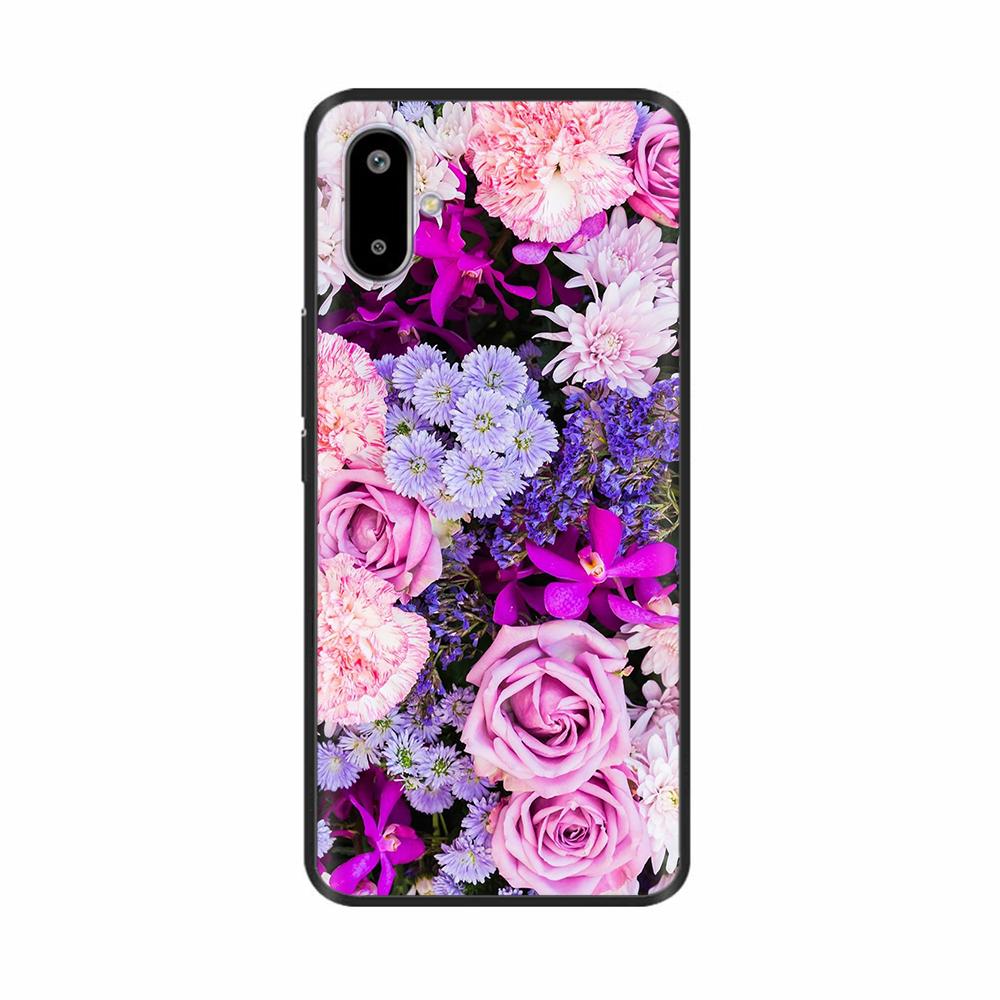 For Samsung Galaxy M06 5G Case SM-M066B Fantasy Flowers Phone Housing Soft Slim TPU Silicone Cover For Galaxy F06 Phone Cases