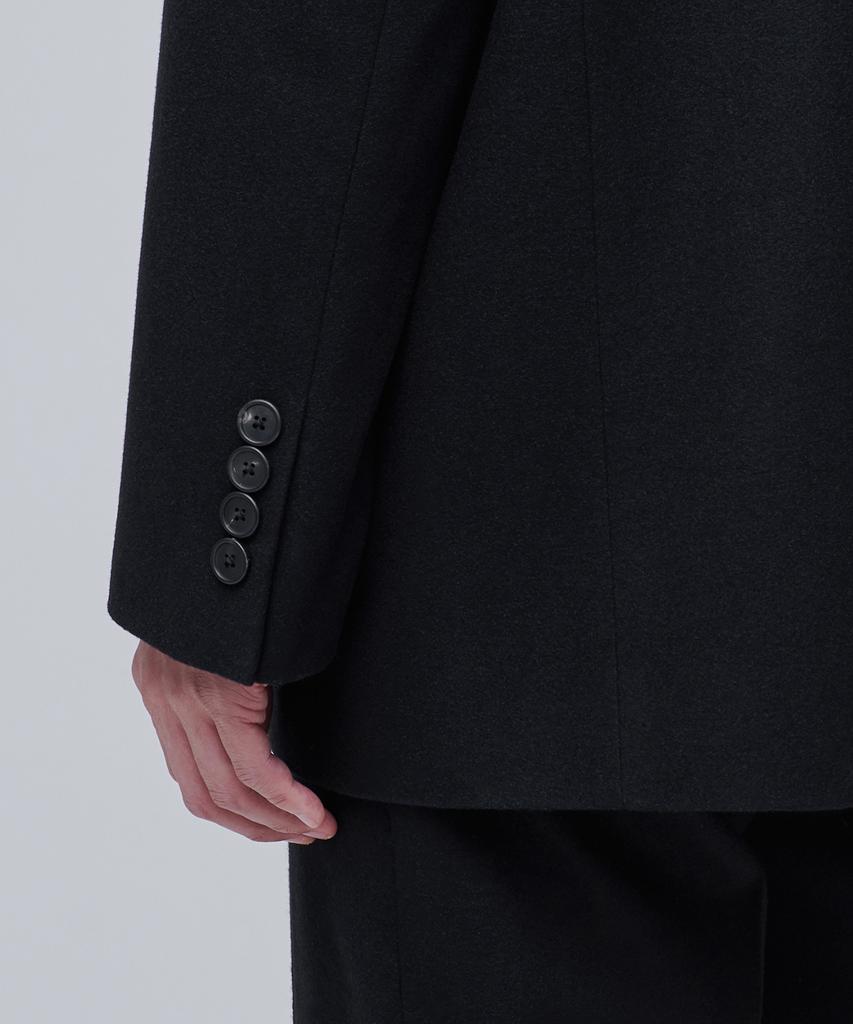 Musinsa Standard Wool Flannel Oversized Blazer [Black]