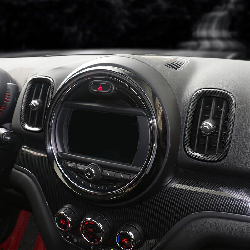 Car Air Outlet  Shell for Bmw Mini F60 Countryman 4pcs Front Air Conditioner Decorative Frame ABS Plastic Sticker Car Styling