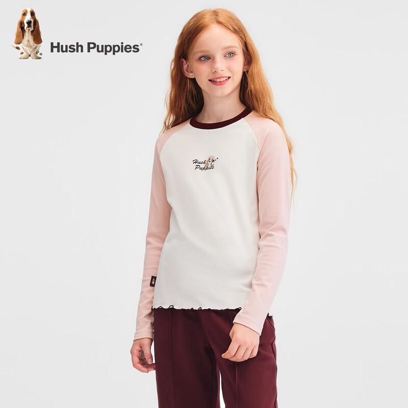 Hush Puppies Girls' Raglan Sleeve Base Layer T-Shirt