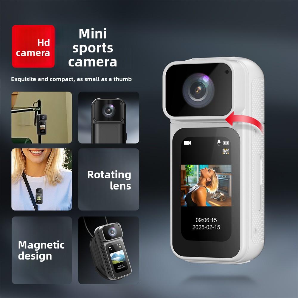 Magnetic Thumb Sports Camera Outdoor Cycling Fishing Portable Mini High Definition Camera