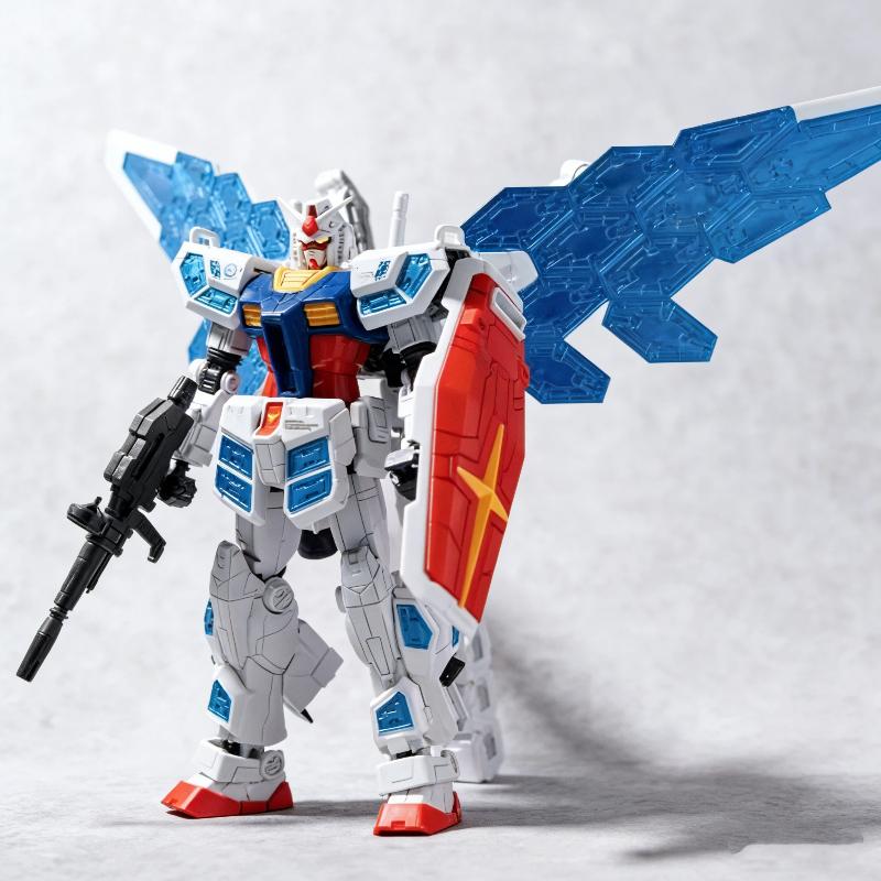 HG 1/144 RX-78F Yuanzu Expo Osaka EX-001 Glrss Feather Unit Plastic Assembly Model Kit Action Figure Collectable Mecha Toy Gift
