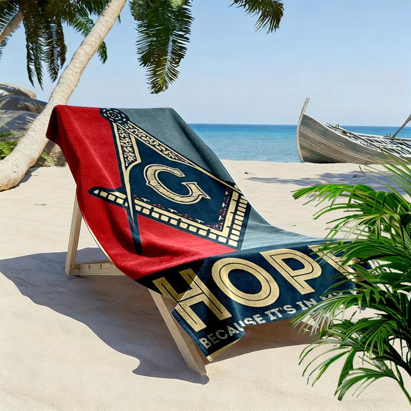 Supernatural Symbols Cosmic Forces beach towel beach Outdoor camping Outdoor pool towel Absorbent bath towel swim Comfort Fashion beach printing