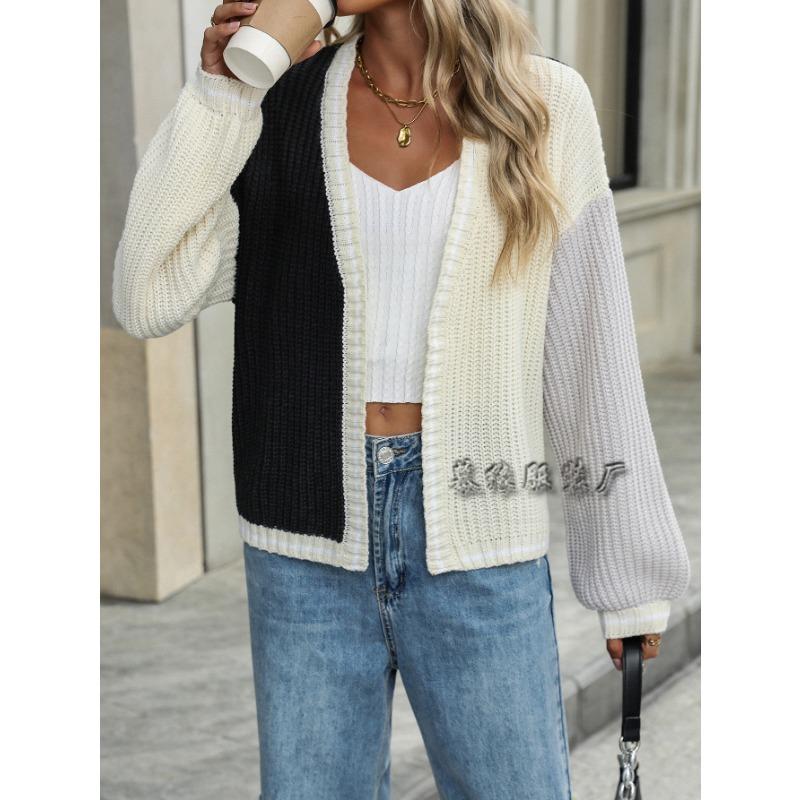 Women S Loose Knit Cardigan Sweater Long Sleeve Casual Commute Style