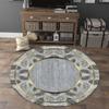 European Style Luxury Round Carpet Home Decoration Living Room Non-slip Large Rugs Bedroom Cloakroom Short Velvet Floor Mats