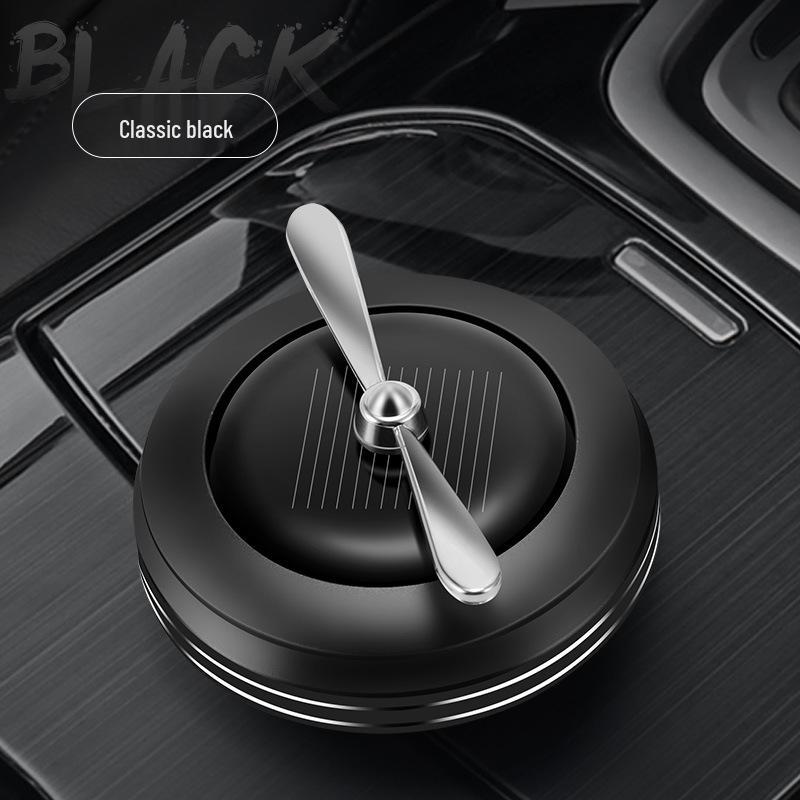 Solar-Powered Rotating Car Perfume Aromatherapy Ornament