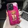 For OPPO A5X 4G 5G CPH2725 Case Fashion Letters Design Hard Tempered Glass Back Covers For OppoA5X A 5X Shockproof Phone Shell