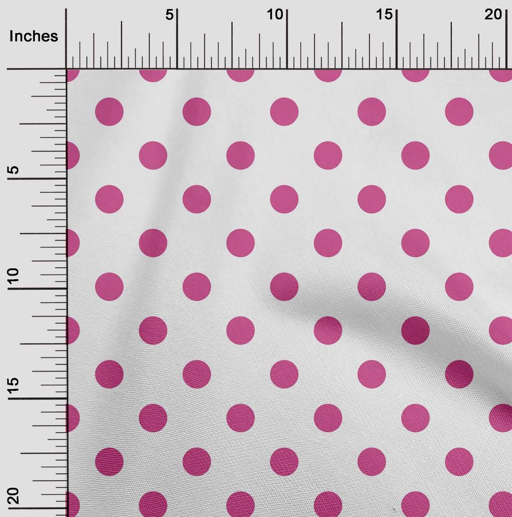 oneOone Cotton Flex Chocolate Brown Fabric Polka Dots Dots Sewing Fabric By The Yard Printed Diy Clothing Sewing Supplies 40 Inch