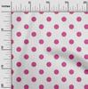 oneOone Cotton Flex Chocolate Brown Fabric Polka Dots Dots Sewing Fabric By The Yard Printed Diy Clothing Sewing Supplies 40 Inch