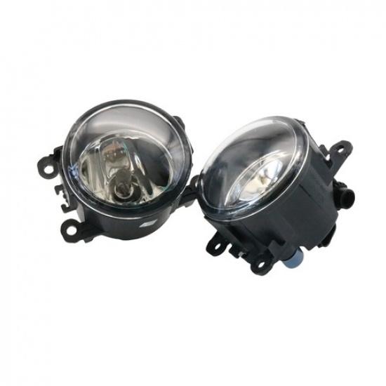 Left & Right Front Bumper Fog Light Lamp with Cover Pair Fits Ford Fiesta USA
