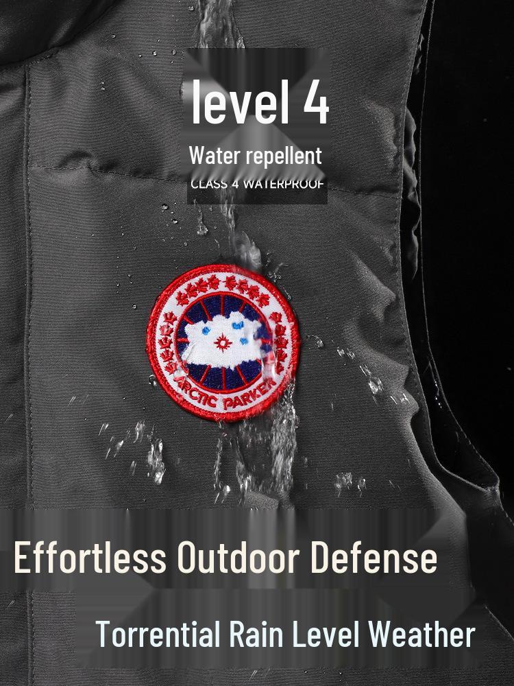 2025 Winter Men's Thickened Embroidery Workwear Down Vest – Warm, Comfortable Gilet