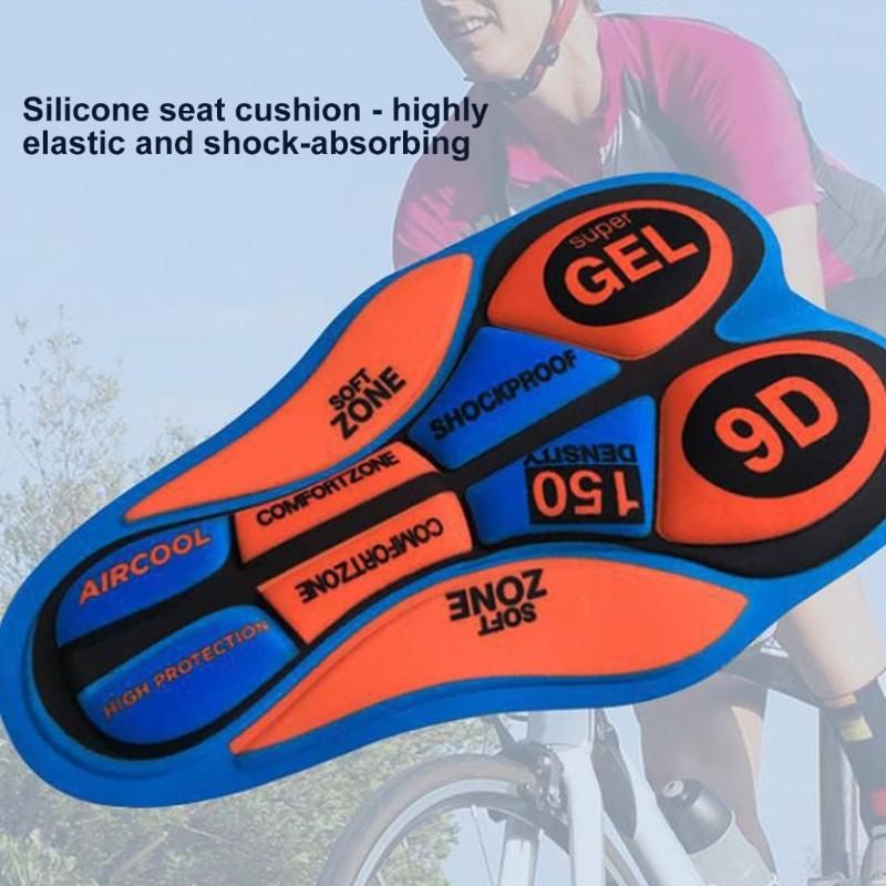Silicone Bicycles Seat Cover Cushion Road Bike Cycling Saddles Comfortable Cycling Exercise Bike Seat Cushion Pad