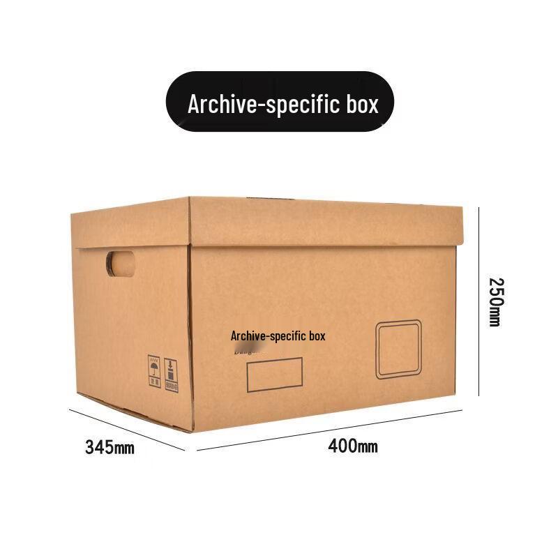 Kraft Paper Accounting Archive Box