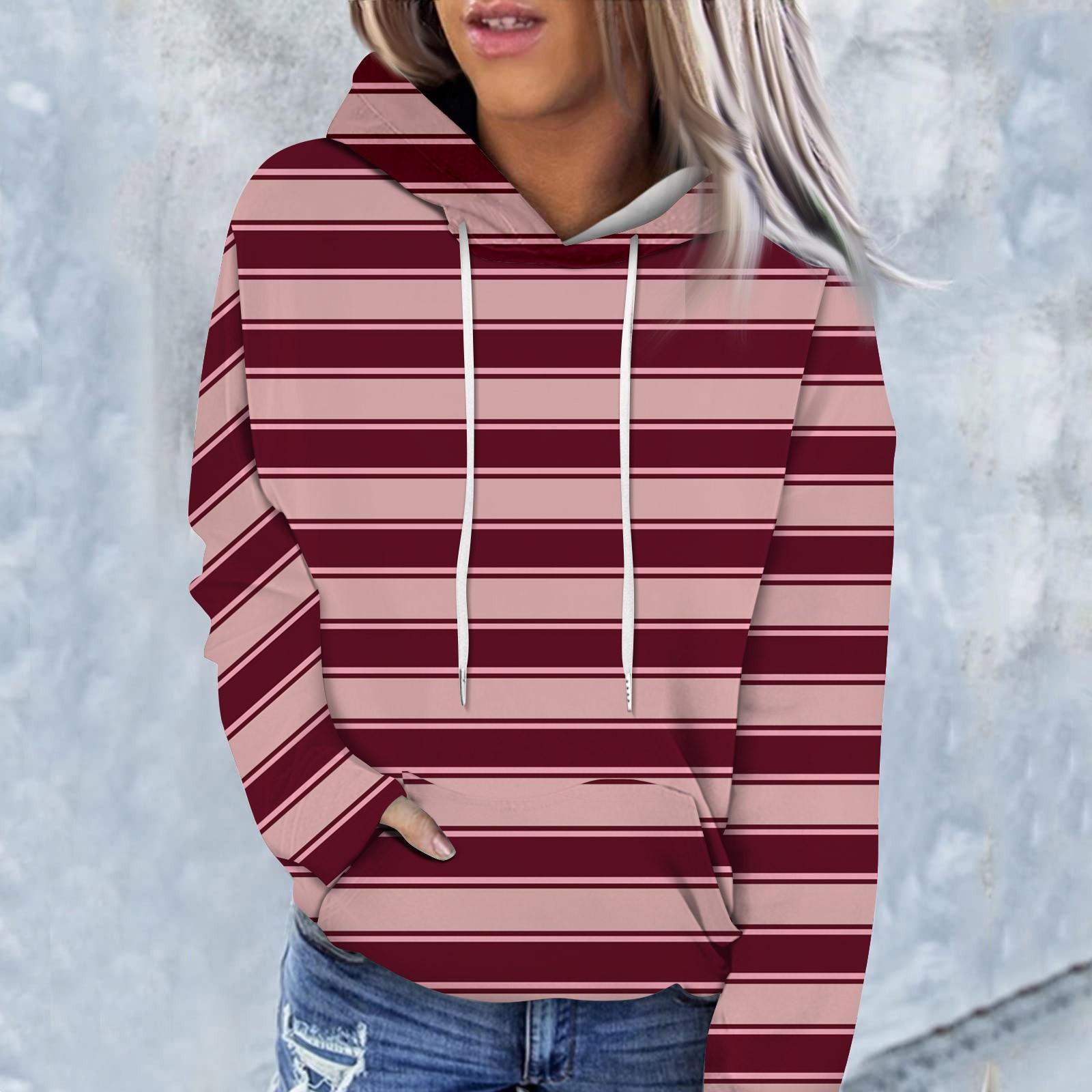 

Женский пуловер с принтом Хэллоуина, круглый вырез, заниженная линия плеча, блузка с длинными рукавами XL красный