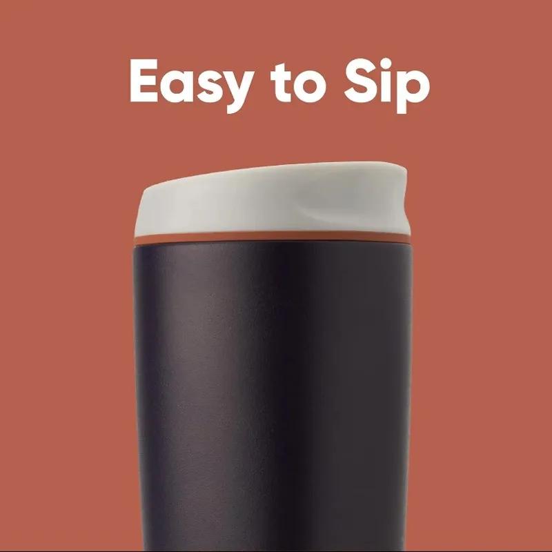 12/20oz Coffee Cup Simple Fashion Stainless Steel Vacuum Cup Men's & Women's Coffee Cup Outdoor Sports Portable Cup Couples Mugs