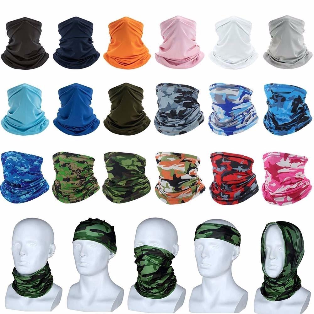 Turbante Multifunzione Sciarpa da Equitazione Bandana da Ciclismo Uomo Donna Copricollo Protezione Solare Seta Ghiaccio Outdoor Pesca Escursionismo Copricapo Maschera
