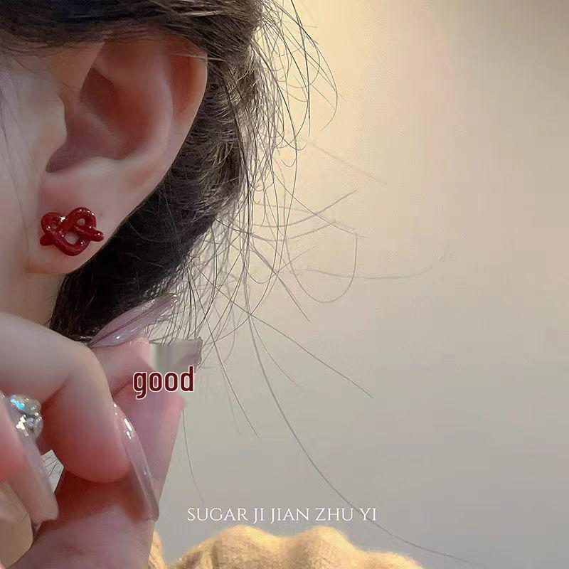 Высококачественные женские серьги Ankara Red - Универсальный аксессуар Осень-Зима