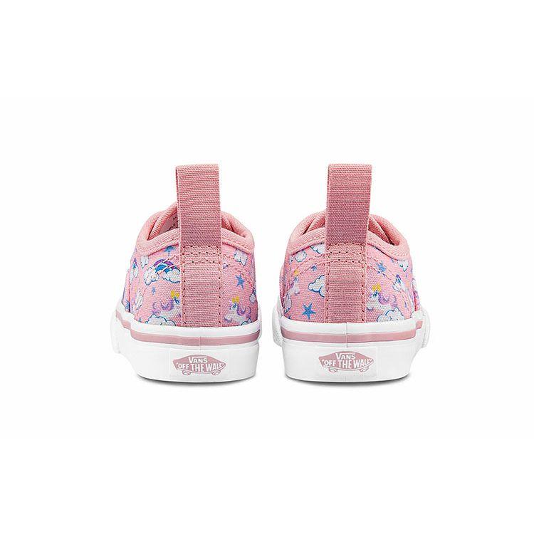 Vans Authentic Elastic Lace Casual Skate Shoes Low Top Pink Baby Sneakers VN0A34A17TB