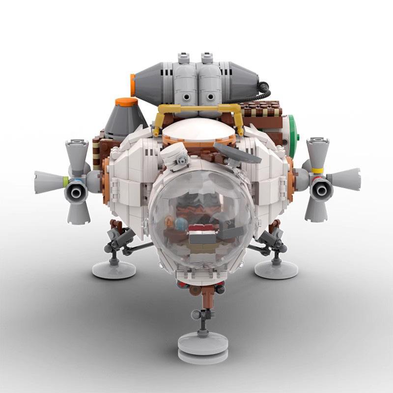 MOC Building Blocks: Spacecraft Model, Interstellar Exploration–Themed Small-Particle Assembly and Interlocking Toy