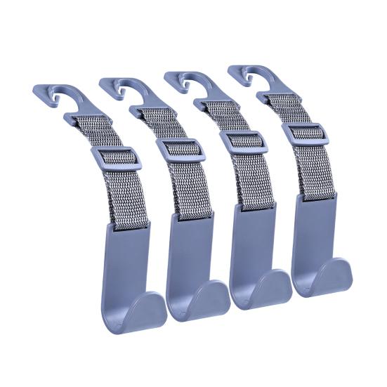 4Pcs Headrest Fastening Hooks Bag Hanger Car Hooks Car Interior Accessories