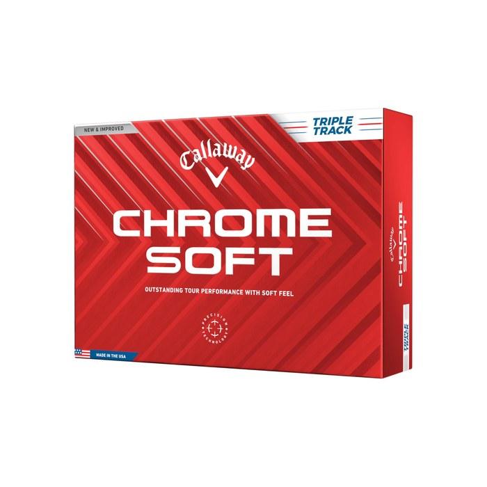 Callaway Chrome Soft 24 Triple Track Golf Balls (12 count) White
