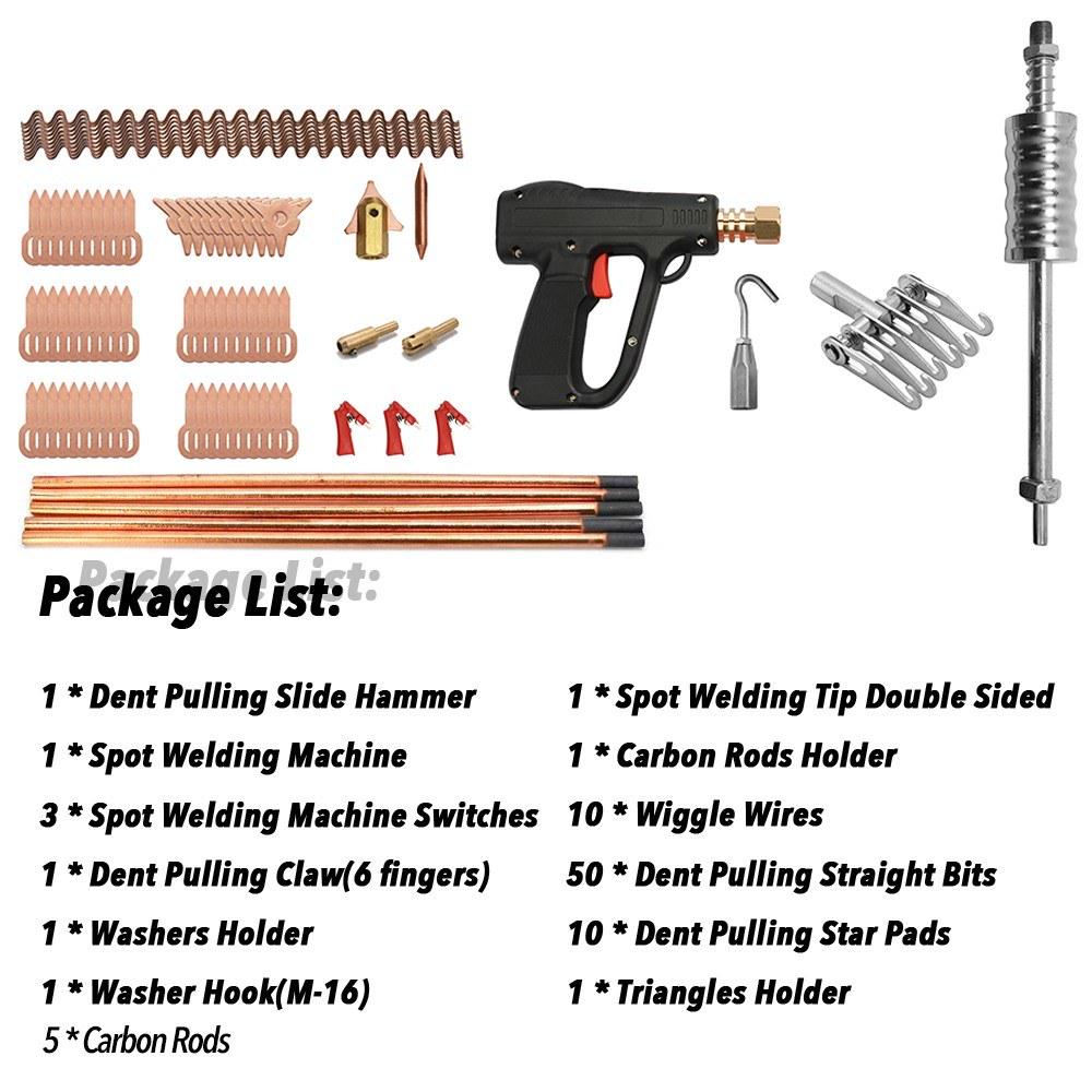 Dent Repair Puller Spot welder Welding Gun Spotter Fix Clamp Removal