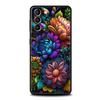 Colorful Flower Phone Case for Samsung Galaxy S24 S23 S22 S20 S21 FE Ultra S10 S10E S9 S8 Plus 5G Silicone Cover Capas Funda Bag