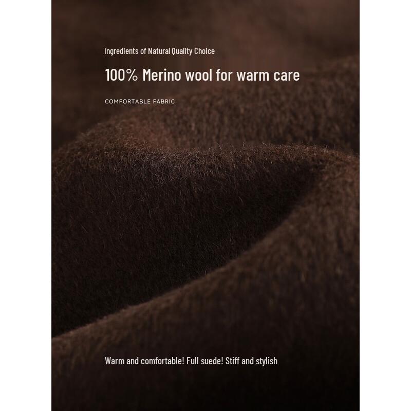 Mohanyi Mei 100% Merino Wool Double-Faced Overcoat