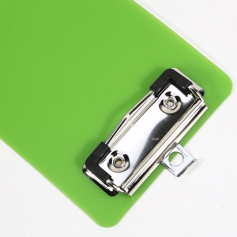 A7 Frosted Color Transparent Mini Clipboard with Clip for Sticky Notes Portable Writing Board Document Holder Small Bill Organizer