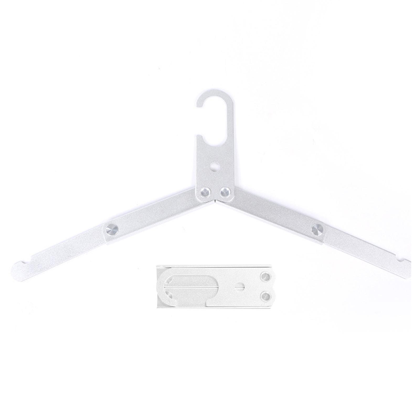 Дорожная вешалка складная конструкция из алюминиевого сплава высокая прочность легкая складная вешалка для одежды для 719₽